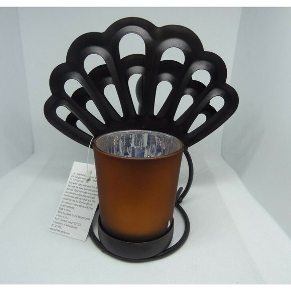 Yankee Candle | THANKSGIVING Metal TURKEY Votive Holder | Bronze Tone 2017 - Picture 4 of 6